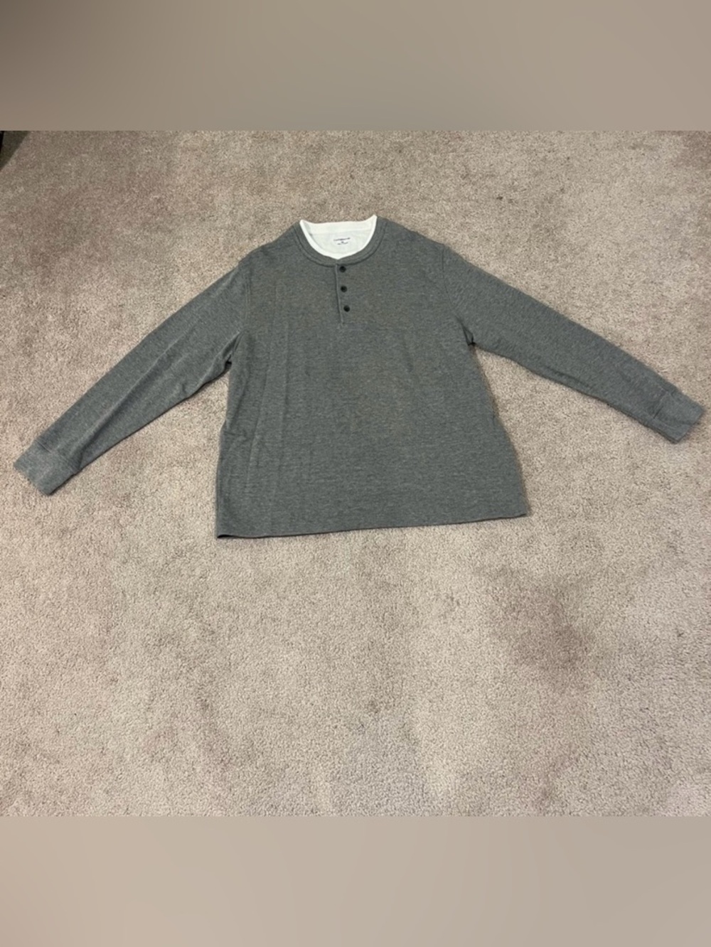 Croft & Barrow Long Sleeve Henley Shirt